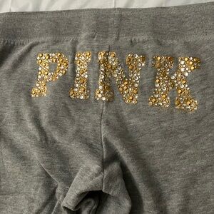 VS Pink capri sweatpants, joggers, active wear, lounge wear